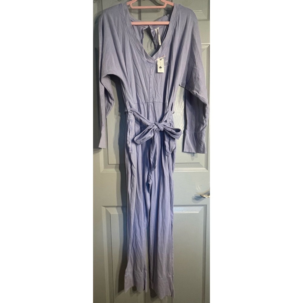 Anthropologie Comfy Knit Jumpsuit Lilac NWT SZ Medium - Picture 6 of 14